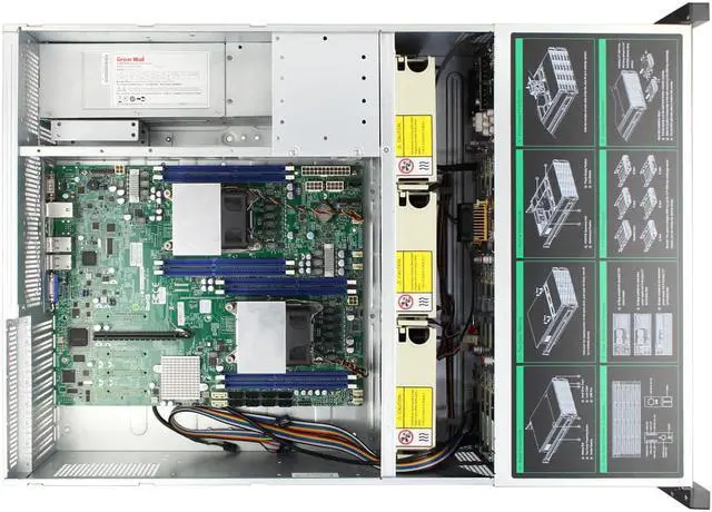 Main image of S465-24 12GB/Expander expansion backplane Distributed storage server 24 drawer 4U hot plug chassis Air cooled empty chassis