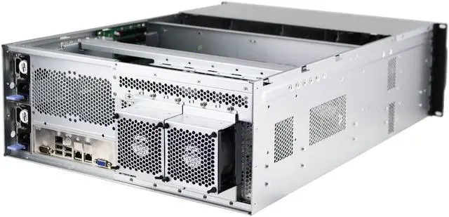 Alt view image 3 of 7 - 12 drawer chassis 4U hot swappable storage server 12GB/SAS backplane suitable for multi graphics card Ultramicro 386 * 330 large motherboard E-ATX empty chassis