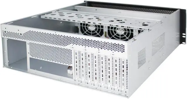 Alt view image 5 of 7 - GPU server chassis 4U server chassis air-cooled storage big data host cluster computer empty chassis