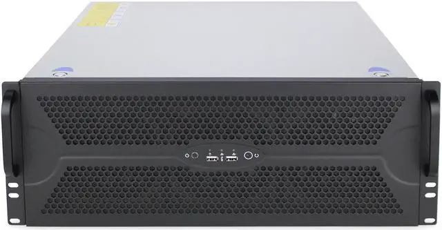 Alt view image 6 of 7 - GPU server chassis 4U server chassis air-cooled storage big data host cluster computer empty chassis
