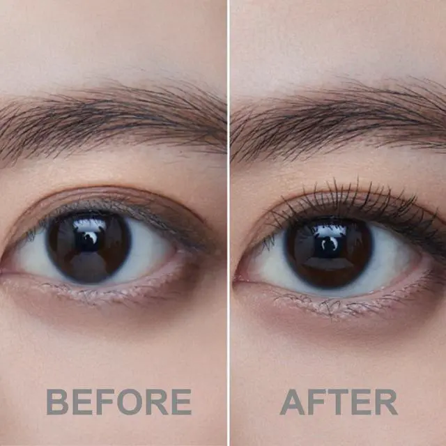 Alt view image 5 of 7 - Black Mascara Waterproof Lash Effect Mascara Luxuriously Longer, Thicker, Voluminous Eyelashes Thick Brush Head Create 3D Thick Curled Eyelashes A207