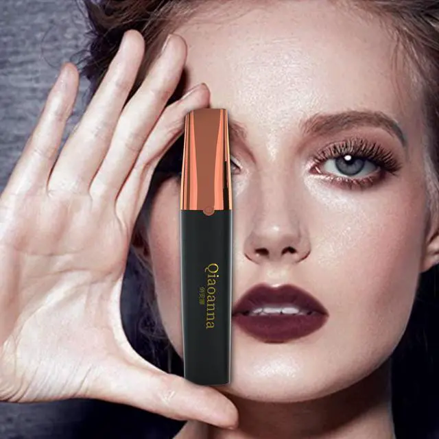 Alt view image 7 of 7 - Black Mascara Waterproof Lash Effect Mascara Luxuriously Longer, Thicker, Voluminous Eyelashes Thick Brush Head Create 3D Thick Curled Eyelashes A207