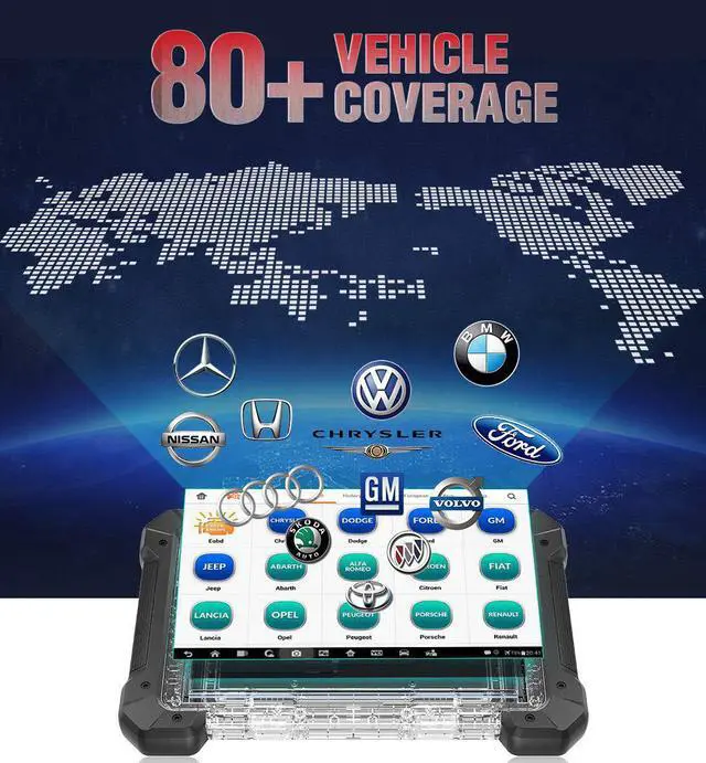 Alt view image 5 of 7 - Autel MK908P OBD2 Scanner Car Diagnostic Scan Tool with J2534 for ECU Programming, Coding + MaxiScope MP408 + TPMS Reset Tool TS401 + MaxiVideo MV105