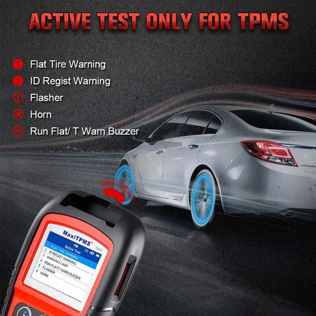 Alt view image 5 of 7 - Autel TS601 OBD2 Scanner TPMS Relearn Programming Tool with Sensor Activation, TPMS Check,  Upgrade of Autel TS508K /TS508 /TS501 /TS408 /TS401