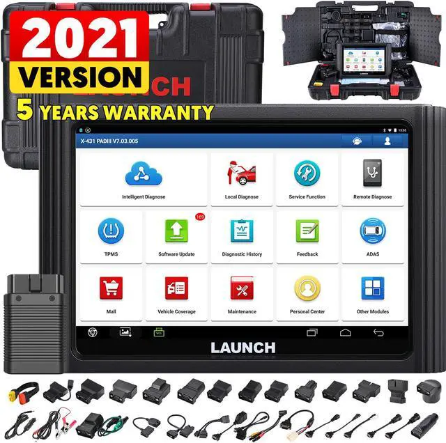 Main image of Launch X431 PADIII ECU Programming Car Diagnostic Tool 50+ Reset ECU Coding All System Diagnostic Scanner