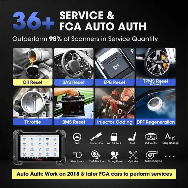 Alt view image 5 of 7 - Autel MaxiSys Pro MK908P Car Diagnostic Tool with WiFi Bluetooth Jbox J2534 VCI ECUs BCM PCM Reprogramming