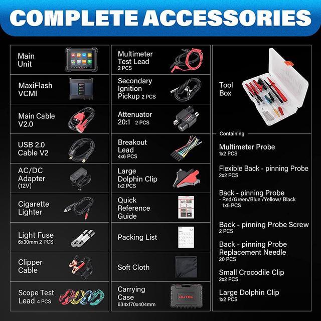 Alt view image 7 of 7 - Autel Maxisys MS919 Car Diagnostic Scan Tool Intelligent Diagnostics Topology 2.0, & , 40+ Services Upgrade of MS909 Ultra Lite