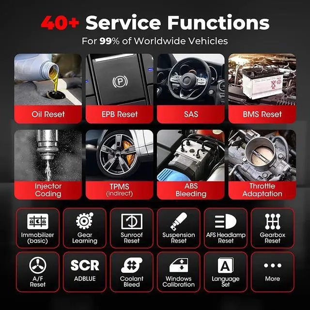 Alt view image 6 of 7 - Autel MaxiIM IM608 II Pro IMMO Key Fob Programming Car Diagnostic Scan Tool with XP400 PRO, Advanced ECU Coding & Bidirectional, 40+ Services Upgrade of IM608PRO