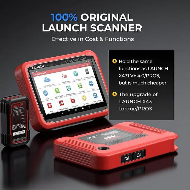 Alt view image 2 of 5 - LAUNCH X431 PROS V+ 5.0 Elite Car Diagnostic Bidirectional Scan Tool 37+ Reset ECU Online Coding,Key IMMO,CANFD, DBSCar VII Connector, FCA AutoAuth