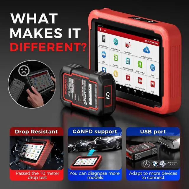 Alt view image 3 of 5 - LAUNCH X431 PROS V+ 5.0 Elite Car Diagnostic Bidirectional Scan Tool 37+ Reset ECU Online Coding,Key IMMO,CANFD, DBSCar VII Connector, FCA AutoAuth