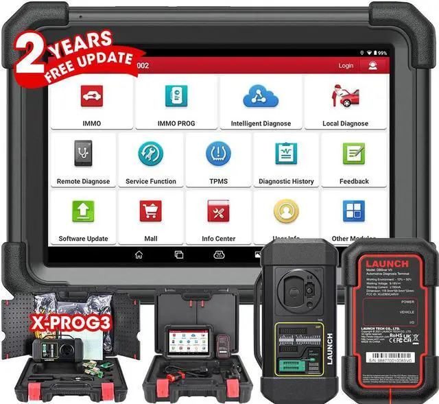 Main image of LAUNCH X431 Elite Car Diagnostic Scan Tool with X-PROG3 CANFD&DOIP, 39+ Services 2 Years Free Update