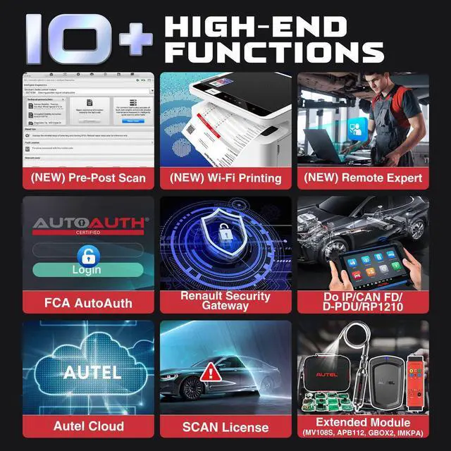 Alt view image 4 of 4 - Autel MaxiIM IM608 PRO II Key Pr0gramming Tool, Android 10 New Ver. of IM608 PRO, Same as IM608 II/IM608S II, [Valued $1316] Key Pr0grammer Kit, AutoScan 2.0, Advanced ECU C0ding, 40+ Services
