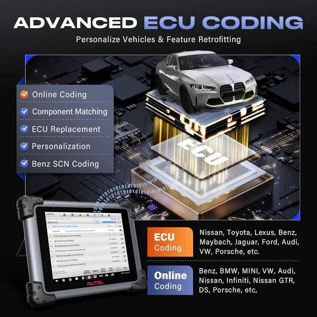 Alt view image 6 of 7 - Autel Maxisys Elite II Pro Car Diagnostic Scan Tool  38+ Resets Active Test with 2-Year Free Update Same as Ultra MS919 MS909 Up of MK908P