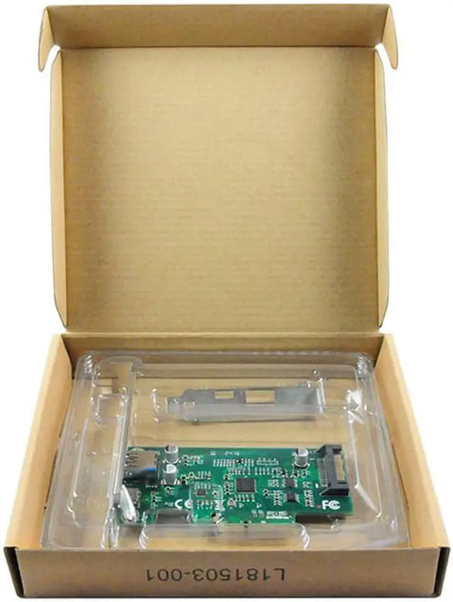 Alt view image 5 of 5 - Linkreal PCIe to USB3.1 Type C + Type A Expansion Card Superspeed 10Gb/s for PC desktops