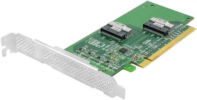 Alt view image 5 of 6 - Linkreal PCIe X16 to SlimSAS (SFF-8654) 8i  Bifurcation Adapter Support PCIe 4.0 U.2 NVMe SSD