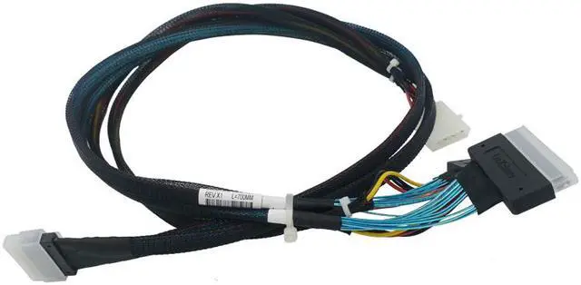 Alt view image 4 of 5 - Linkreal PCIe 4.0 SlimSAS 8i (SFF-8654) to Two U.2 SFF-8639 Cable
