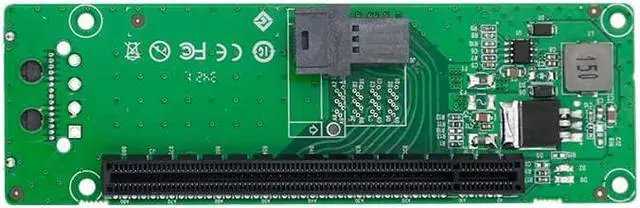 Alt view image 2 of 5 - Linkreal 1 Port SFF-8643 to PCIe x16 Slot Adapter