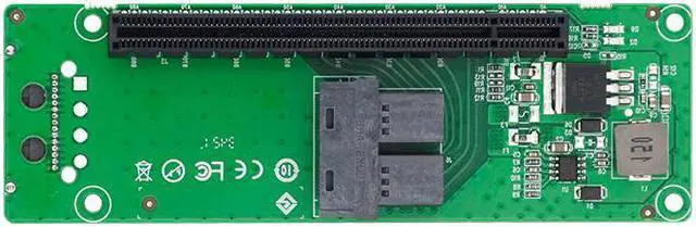 Main image of Linkreal PCIe x4 to 2 Port SFF-8643 Slot Adapter Card