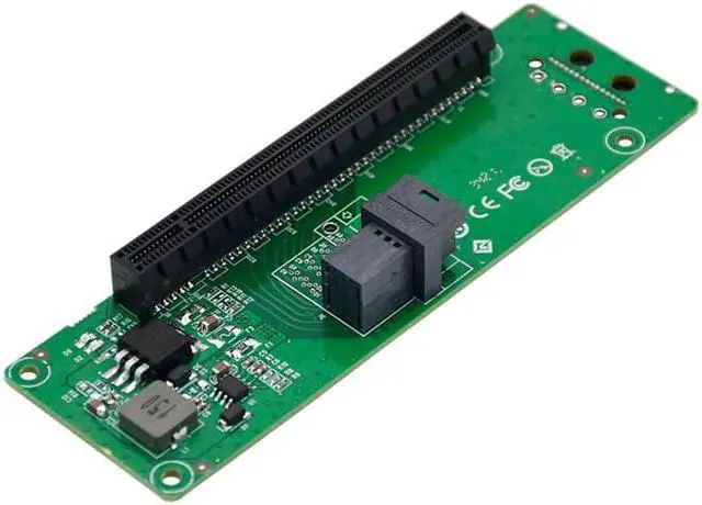 Alt view image 3 of 5 - Linkreal 1 Port SFF-8643 to PCIe x16 Slot Adapter