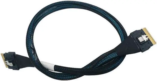 Alt view image 2 of 5 - Linkreal PCIe 4.0 SFF-8654 8i to SFF-8654 8i Cable