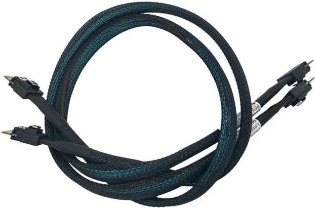 Alt view image 2 of 5 - Linkreal PCIe 4.0 SlimSAS 4i (SFF-8654) to SlimSAS 4i (SFF-8654) Cable-80cm