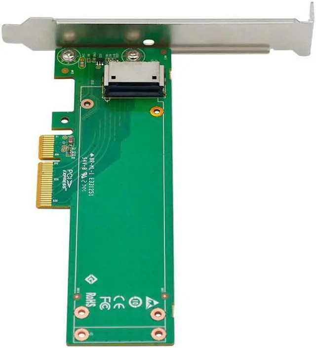 Alt view image 5 of 5 - Linkreal PCIe 4.0 x4 to NVMe EDSFF 1U short E1.S Adapter