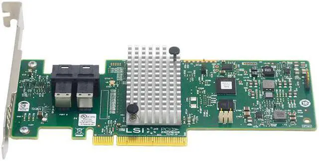 Alt view image 2 of 7 - SAS 9340-8I 12G 8 Port RAID HBA Controller Card Lenovo M1215