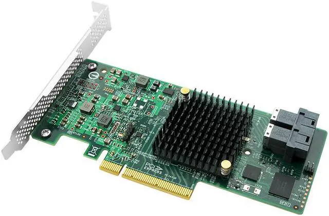 Alt view image 4 of 5 - 8 Port 12Gb/s SATA+ SAS PCIe 3.0 Host Bus Adapter -Compatible for SAS 9311-8I