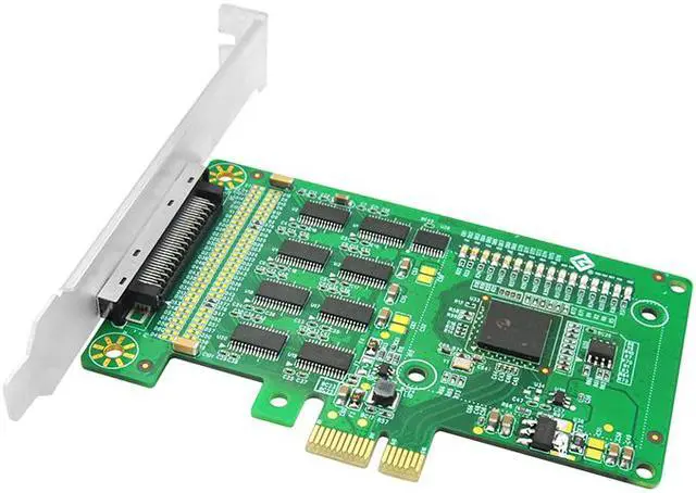 Alt view image 4 of 5 - Linkreal 8-port DB 9 Serial RS-232 PCI Express x1 Controller Card with XR17V352 chips and low profile bracket For POS and ATM Applications