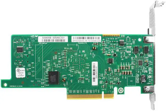 Alt view image 2 of 5 - 8 Port PCIe x8 to SFF-8087 6Gb/s RAID Card SAS 2308 Controller-Compatible for SAS 9271-8I