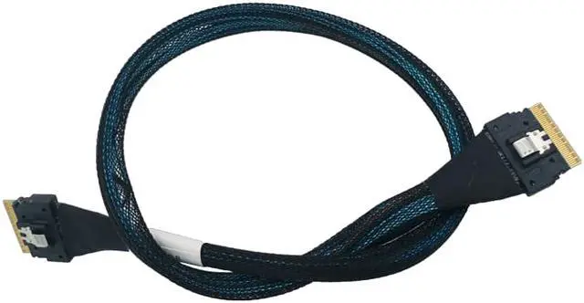 Alt view image 5 of 5 - Linkreal PCIe 4.0 SFF-8654 8i to SFF-8654 8i Cable