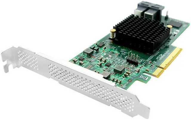 Alt view image 2 of 5 - 8 Port 12Gb/s SATA+ SAS PCIe 3.0 Host Bus Adapter -Compatible for SAS 9311-8I