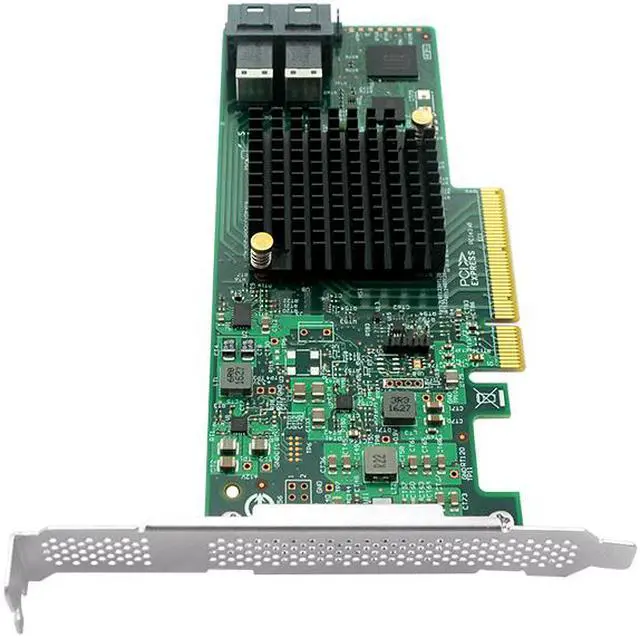 Alt view image 3 of 5 - 8 Port 12Gb/s SATA+ SAS PCIe 3.0 Host Bus Adapter -Compatible for SAS 9311-8I