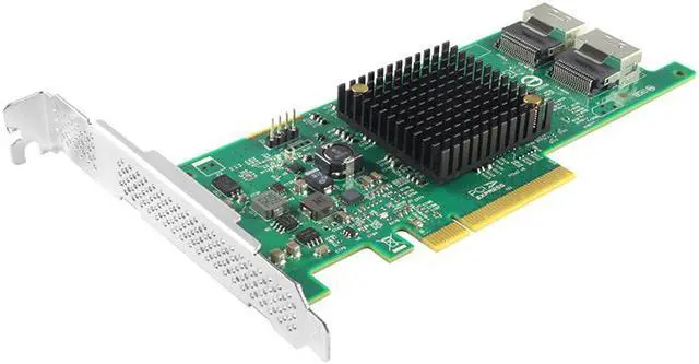 Alt view image 3 of 5 - 8 Port PCIe x8 to SFF-8087 6Gb/s RAID Card SAS 2308 Controller-Compatible for SAS 9271-8I