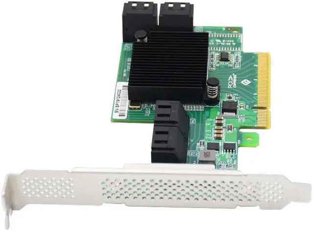 Alt view image 7 of 7 - PCIe x8 to 8 Port SATA 6Gb/s SAS/SATA Expansion Card