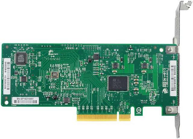 Alt view image 4 of 5 - 8-Port Internal PCI Express SAS/SATA HBA RAID Controller Card, 6Gb/s with SAS2008 Chip, Compatible For SAS 9211-8I