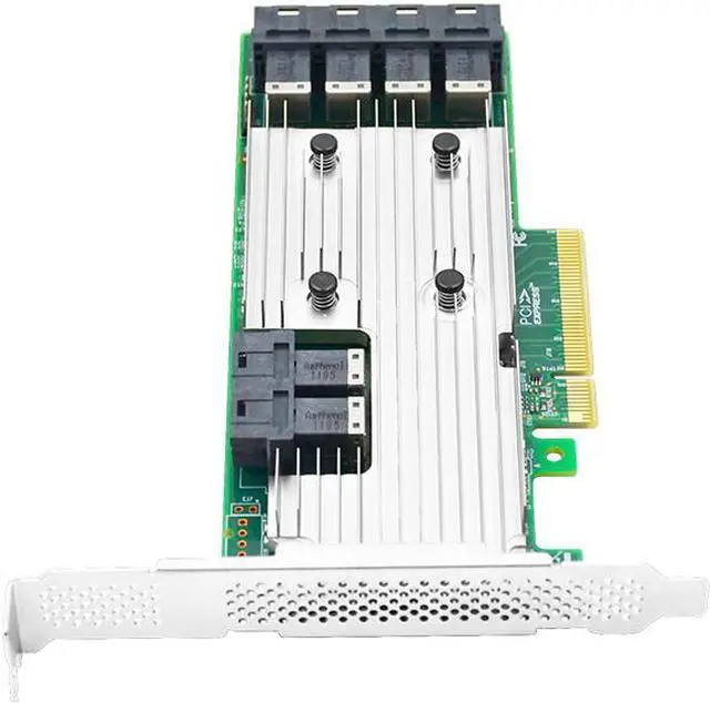 Alt view image 2 of 5 - PCIe x8 to 24 Port SFF-8087 12Gb/s Expansion Card-Compatible for SAS 9305-24I