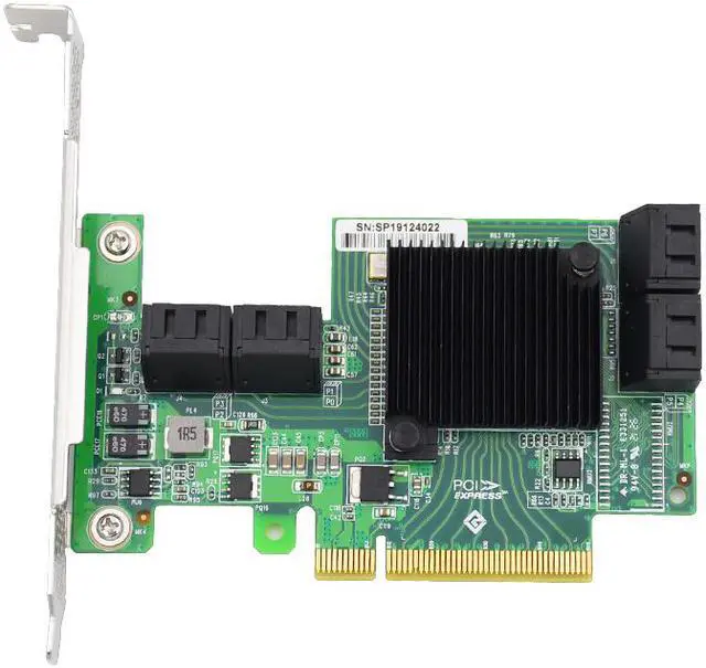 Alt view image 2 of 7 - PCIe x8 to 8 Port SATA 6Gb/s SAS/SATA Expansion Card