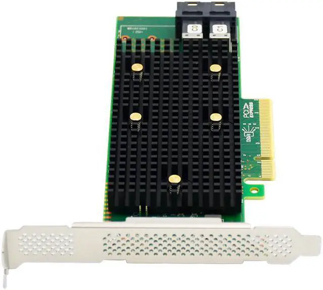 Alt view image 6 of 12 - PCIe x8 to 8 Port Tri-Mode SAS/SATA/NVMe HBA Expansion Card-LRTM9C16-8I Compatible for SAS 9400-8I