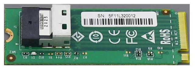 Main image of M.2 to SFF-8654 x4 NVMe Adapter Card-LRFC5F11