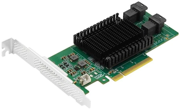 Alt view image 2 of 4 - PCIe 3.0 x8 Dual-Port U.2 NVMe Adapter (Marvell 88NR2241 Based)