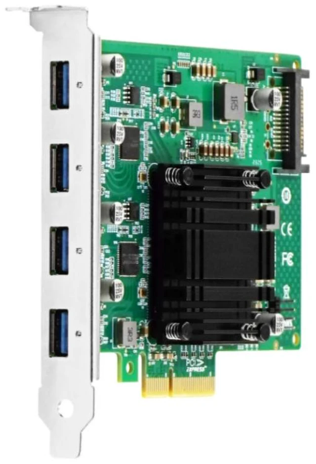 Main image of PCIe3.0 x4 4P Type A 10Gb USB 3.1 Adapter