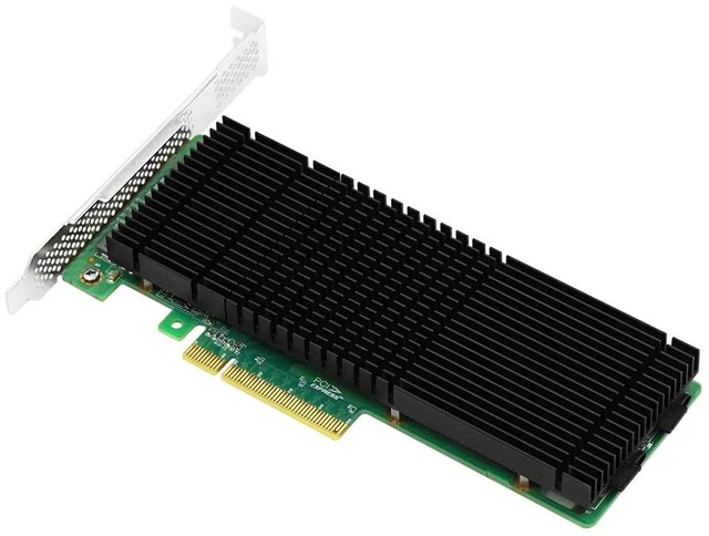 Alt view image 4 of 4 - PCle3.0 x8 to 2* M.2 NVMe Raid Adapter(Marvell 88NR2241 Based)