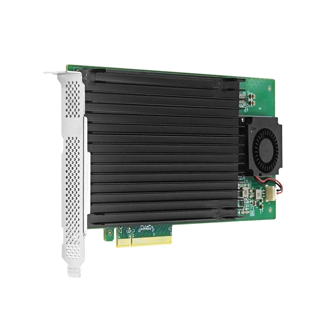 Alt view image 2 of 3 - PCIe3.0 x8 to Quad-Port M.2 NVMe Adapter(Marvell 88NR2241B0 Based