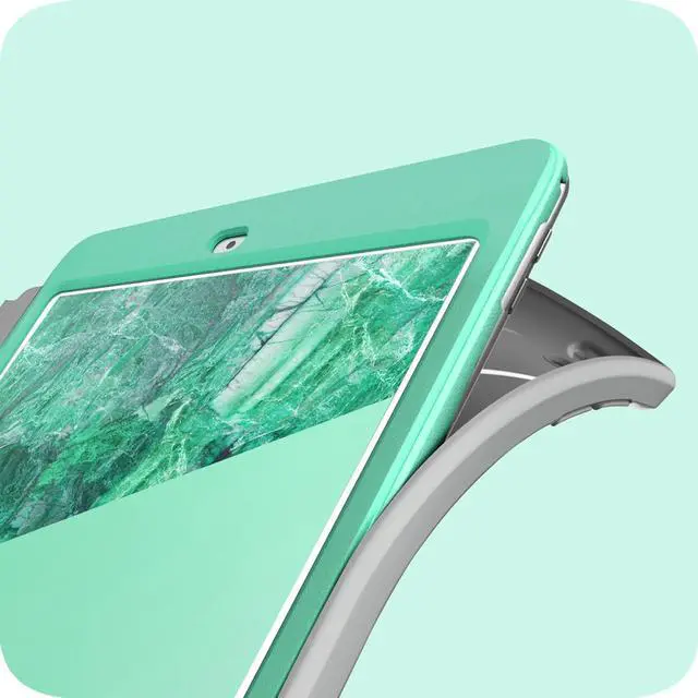 Alt view image 6 of 7 - i-Blason Cosmo Case for New iPad 7th Generation, iPad 10.2 2019 Case, Full-Body Trifold with Built-in Screen Protector Protective Smart Cover with Auto Sleep/Wake & Pencil Holder (Prasio)
