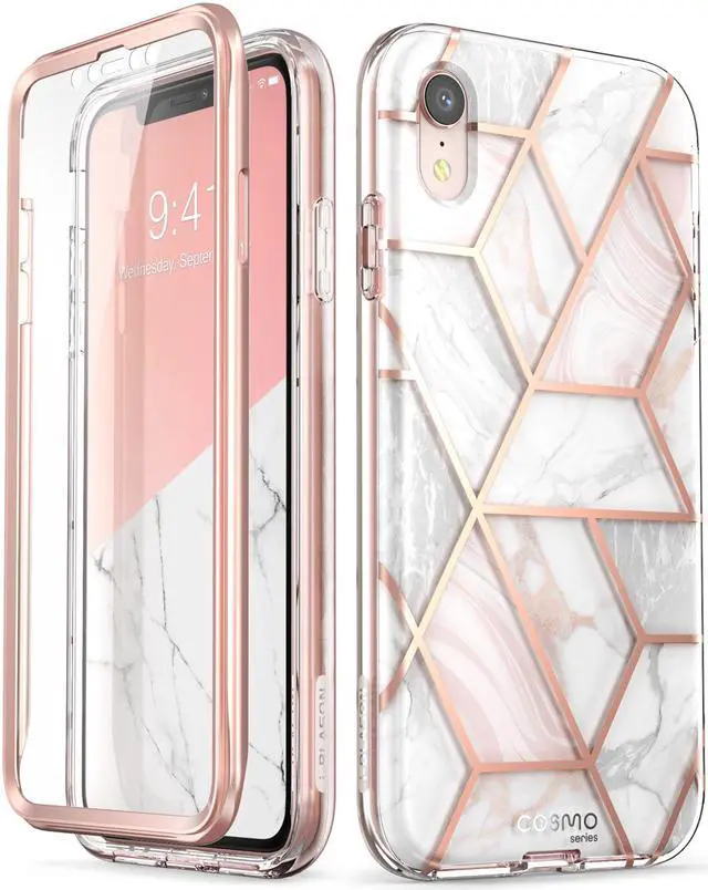 Main image of i-Blason Cosmo Full-Body Bumper Case with Built-in Screen Protector for iPhone XR 2018 Release, 6.1"