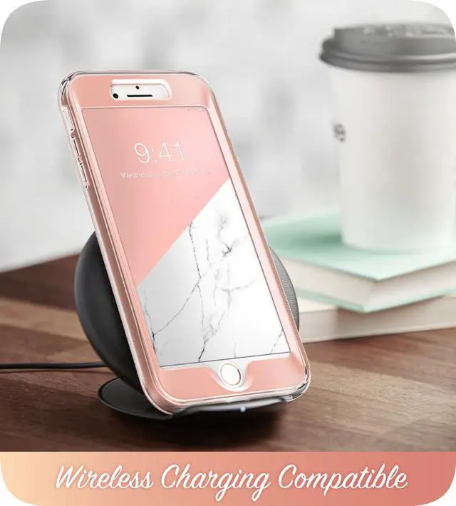 Alt view image 4 of 9 - i-Blason Cosmo Glitter Clear Bumper Case for iPhone 8 Plus/iPhone 7 Plus