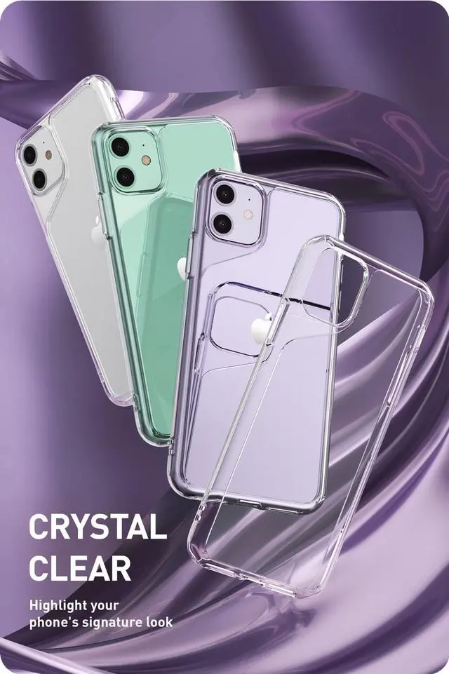 Alt view image 2 of 8 - i-Blason Halo Series Designed for iPhone 11 Case 2019, Scratch Resistant Clear Case for iPhone 11 6.1 Inch 2019 Release
