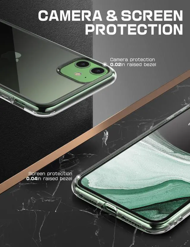 Alt view image 2 of 8 - [Unicorn Beetle Style Series] Case for iphone 11 6.1 Inch ,Premium Hybrid Protective Clear Case 2019 Release