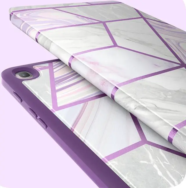 Alt view image 6 of 8 - i-Blason Case Designed for Galaxy Tab A 10.1 (SM-T510/T515) 2019, [Cosmo] Full-Body Protection with Built-in Screen Protector Case for Samsung Galaxy Tab A 10.1 2019 Release (Purple)